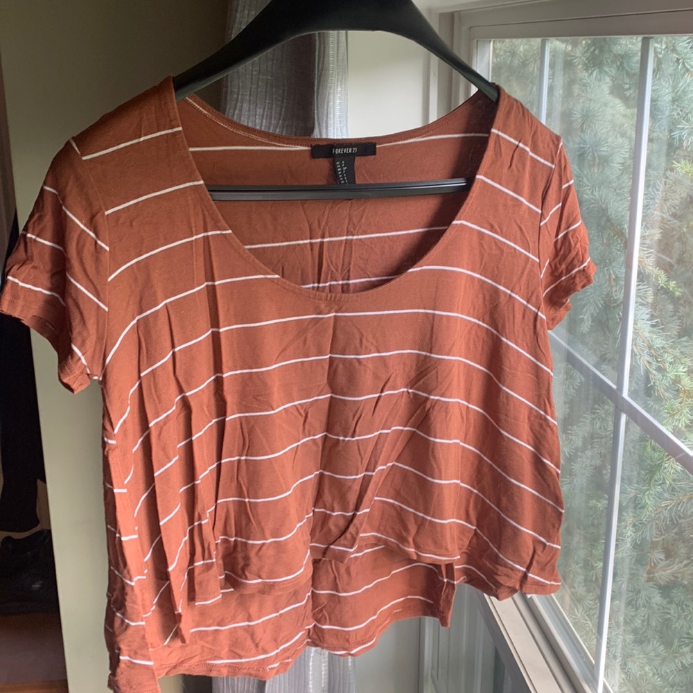 High low crop top